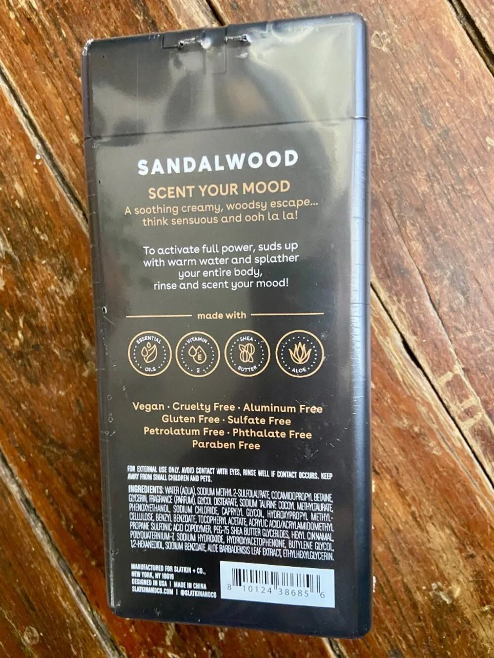 DWELL 212 Slatkin + Co. Sandalwood Body Wash LARGE 473ml (16oz) Vegan Sealed New